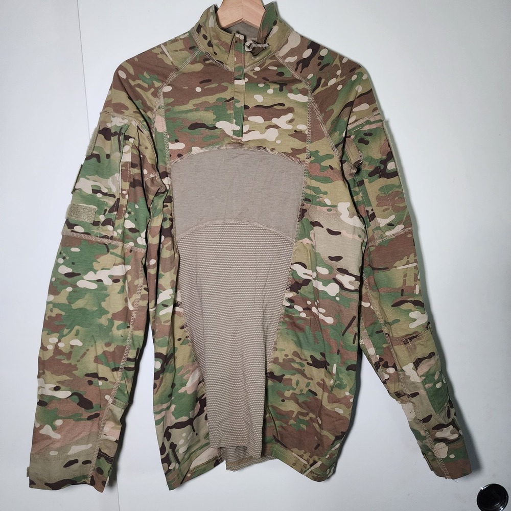US Army Combat Shirt Mens Medium Multicam OCP Excellent Flame Resistant ACS Gear